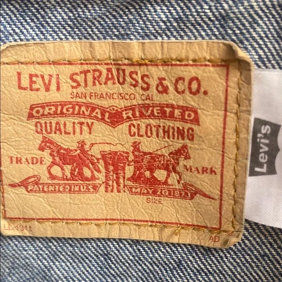 Levi's Blue Jean Jacket Classic Denim Style